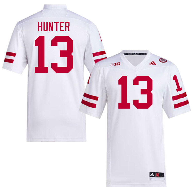 Nebraska Cornhuskers #13 Nyziah Hunter College Football Jerseys Stitched-White